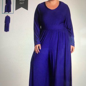 WEST KEI Long Sleeve Knit Jumpsuit (NWT) 2X